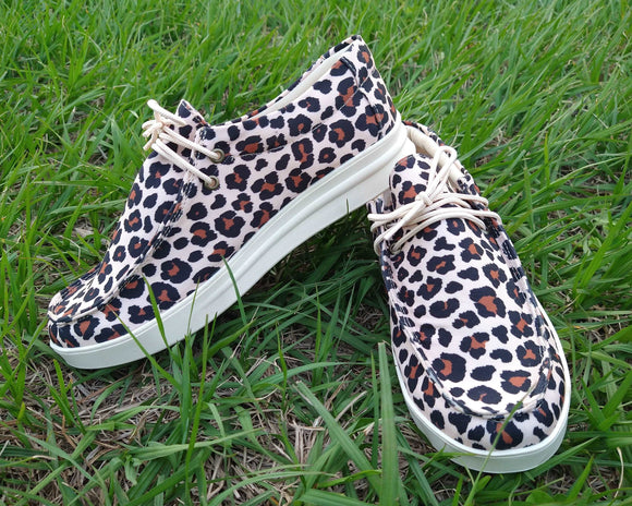 Cassie Leopard Slip On Shoes BlueSkyeBoutique