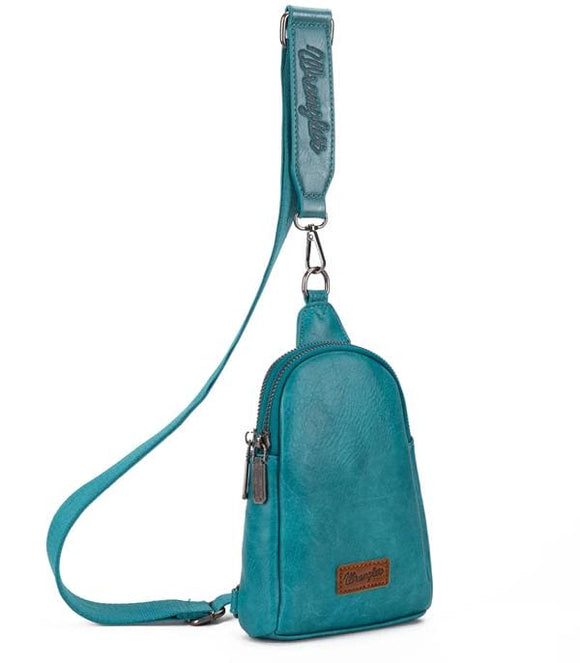 Wrangler Sling Bag- Turquoise Handbag & Wallet Accessories BlueSkyeBoutique 44.99  BlueSkyeBoutique