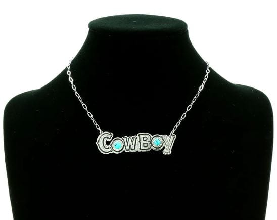 Cowboy Chain Necklace BlueSkyeBoutique