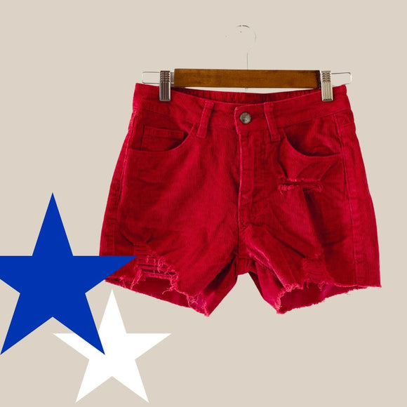 LIL RED RODEO SHORTS BlueSkyeBoutique