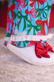 Jingle Bows Ruffle Pajama Set Clothing BlueSkyeBoutique   BlueSkyeBoutique
