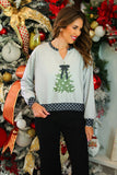 Polka Dot Bow Tree Pullover Shirts & Tops BlueSkyeBoutique   BlueSkyeBoutique