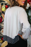 Polka Dot Bow Tree Pullover Shirts & Tops BlueSkyeBoutique   BlueSkyeBoutique