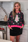 Christmas Treat Snowflake Pullover Shirts & Tops BlueSkyeBoutique   BlueSkyeBoutique