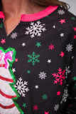 Christmas Treat Snowflake Pullover Shirts & Tops BlueSkyeBoutique   BlueSkyeBoutique