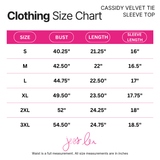 Cassidy Velvet Sleeve Top Blouse BlueSkyeBoutique   BlueSkyeBoutique