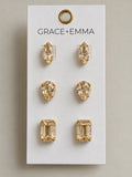 Gemstone Earring Sets Earrings BlueSkyeBoutique   BlueSkyeBoutique