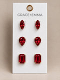 Gemstone Earring Sets Earrings BlueSkyeBoutique   BlueSkyeBoutique