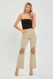 Risen Frayed Jeans- Sand Bottoms BlueSkyeBoutique   BlueSkyeBoutique