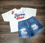 All American Girl Shorts BlueSkyeBoutique