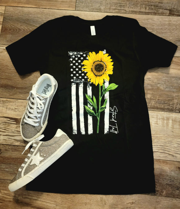 Stand Tall America Tee Graphic Tee BlueSkyeBoutique   BlueSkyeBoutique