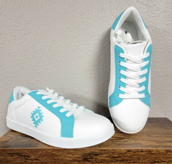 Aztec Sky Sneakers Shoes BlueSkyeBoutique   BlueSkyeBoutique