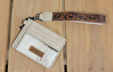 Cowhide Wristlet wallet BlueSkyeBoutique 29.99 Tan BlueSkyeBoutique