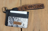 Cowhide Wristlet wallet BlueSkyeBoutique 29.99 Black BlueSkyeBoutique