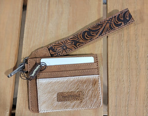 Cowhide Wristlet wallet BlueSkyeBoutique 29.99 Tan BlueSkyeBoutique