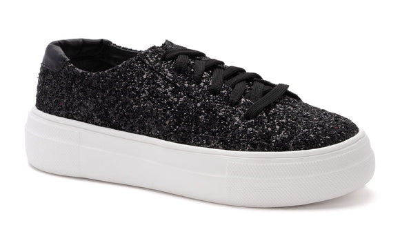 Glaring Glitter Sneakers by Corky Shoes BlueSkyeBoutique   Corky