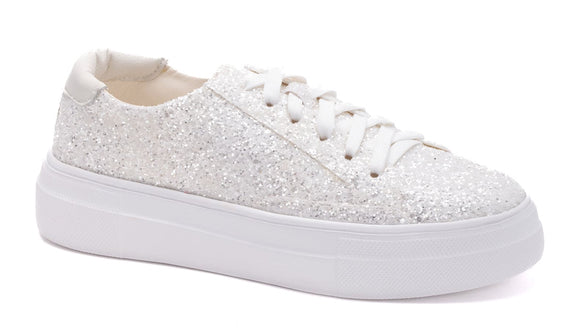 Glaring Glitter Sneakers by Corky Shoes BlueSkyeBoutique 59.99  Corky