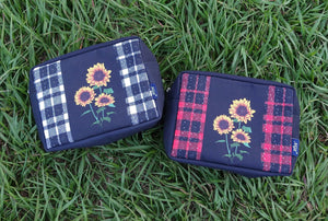 Rustic Sunflower Cosmetic Case BlueSkyeBoutique