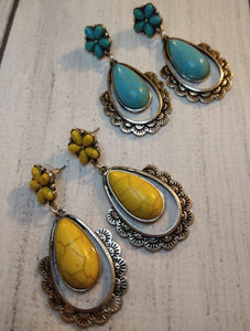 Charlene Teardrop Earrings - Other Colors BlueSkyeBoutique