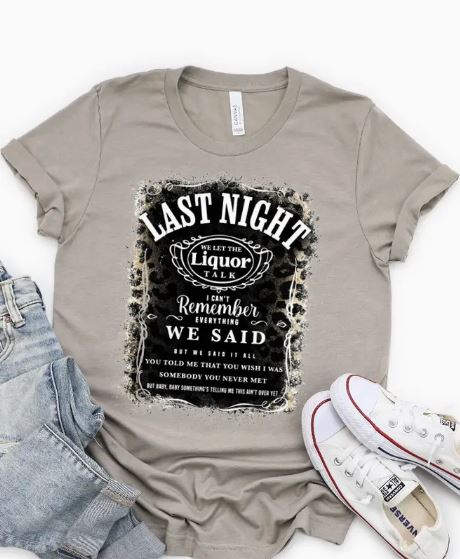 Last Night Tee Graphic Tee BlueSkyeBoutique   BlueSkyeBoutique