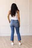 The Maya Mid Wash Slit Jeans Bottoms BlueSkyeBoutique   BlueSkyeBoutique