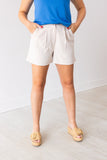 Trouser Shorts-Cream