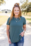 Solid Choice- Teal Top BlueSkyeBoutique