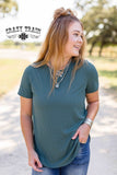 Solid Choice- Teal Top BlueSkyeBoutique