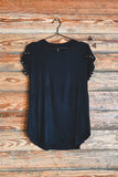 BLACK N BLING TOP BlueSkyeBoutique