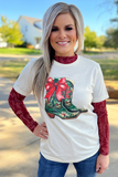 ALL I WANT FOR CHRISTMAS IS BOOTS TEE Graphic Tee BlueSkyeBoutique   BlueSkyeBoutique