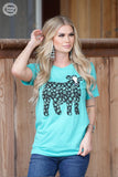 CONCHO STEER Tee Graphic Tee BlueSkyeBoutique   BlueSkyeBoutique