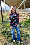 Cowboy Sweetheart Mesh Top Graphic Tee BlueSkyeBoutique   BlueSkyeBoutique