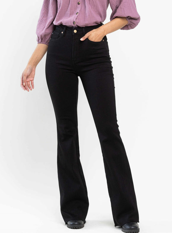 Black Judy Blue Tummy Control Jeans-Plus  BlueSkyeBoutique   BlueSkyeBoutique