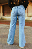 Anna Mid Rise Trouser Jeans Bottoms BlueSkyeBoutique   BlueSkyeBoutique