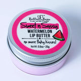 Sweet 'n' Sassy Watermelon Lip Set - Lip Scrub & Lip Butter Gift BlueSkyeBoutique   BlueSkyeBoutique