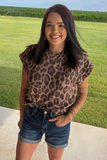Spotted Wild Top Blouse BlueSkyeBoutique   BlueSkyeBoutique