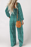 Floral Smocked Jumpsuit Jumpsuits & Rompers BlueSkyeBoutique   BlueSkyeBoutique