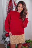 Sweet As Sugar Sweater -Red Shirts & Tops BlueSkyeBoutique   BlueSkyeBoutique