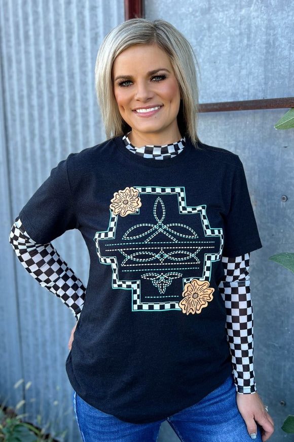 LITTLE COUNTRY LITTLE HOOD TEE Graphic Tee BlueSkyeBoutique   BlueSkyeBoutique