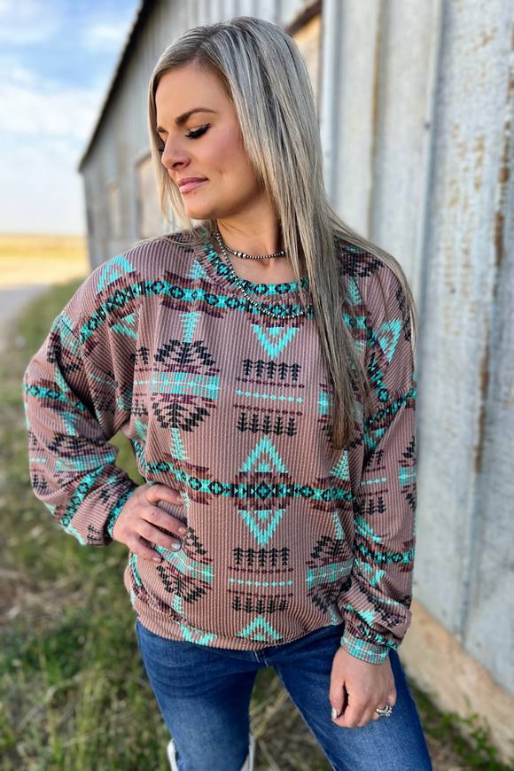 Colorado Sunset Sweater Shirts & Tops BlueSkyeBoutique   BlueSkyeBoutique