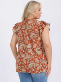 Falling Paisley Top- Plus Blouse BlueSkyeBoutique   BlueSkyeBoutique