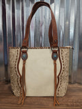 TR Concho C/C Tote- Cream Purses BlueSkyeBoutique   BlueSkyeBoutique