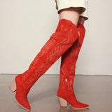 The Abby Boot- Red Shoes BlueSkyeBoutique   BlueSkyeBoutique