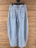 Pearlin Dreams Barrel Jeans Bottoms BlueSkyeBoutique   BlueSkyeBoutique