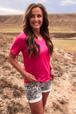 Simple Sterling Pink Shirts & Tops BlueSkyeBoutique   BlueSkyeBoutique