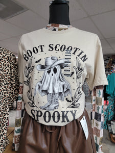 Boot Scootin Spooky Tee Graphic Tee BlueSkyeBoutique   BlueSkyeBoutique