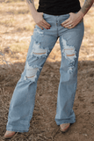 SK DENIM-REGULAR LENGTH JEANS Bottoms BlueSkyeBoutique   BlueSkyeBoutique
