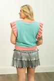 Glitter "Merry" Sweater Vest Shirts & Tops BlueSkyeBoutique   BlueSkyeBoutique