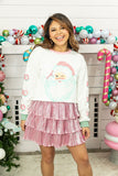 Glitter Santa Baby Top Shirts & Tops BlueSkyeBoutique   BlueSkyeBoutique