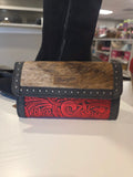 Wrangler Red Tooled Wallet wallet BlueSkyeBoutique   BlueSkyeBoutique
